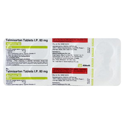 Abtelmi 80Mg - Strip of 10 Tablets