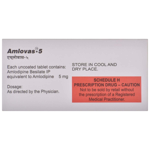 Amlovas 5 Tablet