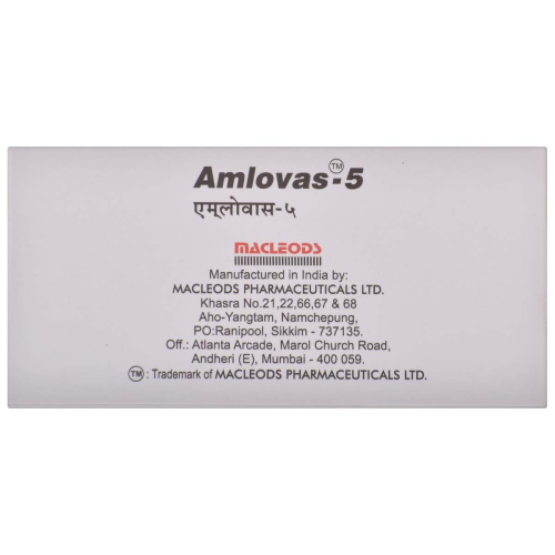 Amlovas 5 Tablet