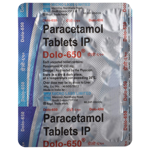 Dolo-650 - Strip of 15 Tablets