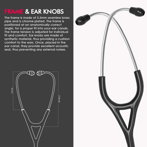 ELKO EL-060 CARDIO III SS Stainless Steel Acoustic Stethoscope