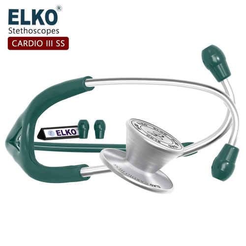 ELKO EL-060 CARDIO III SS Stainless Steel Acoustic Stethoscope