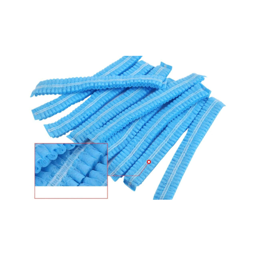 ETSHandPro 100 Disposable Stretchable Bouffant Caps/Surgical Caps Color : Blue (21", 100)