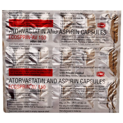 Ecosprin-AV 150 - Strip of 15 Capsules