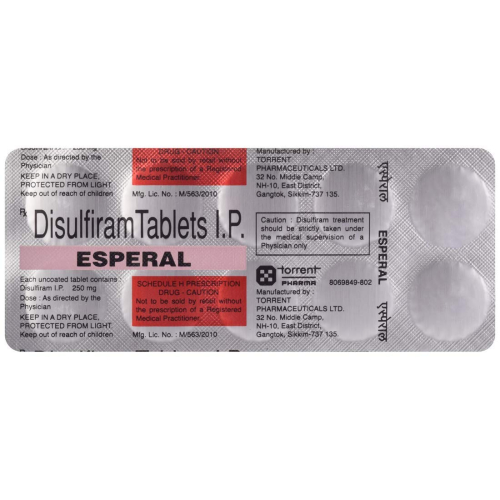 Esperal - Strip of 10 Tablets