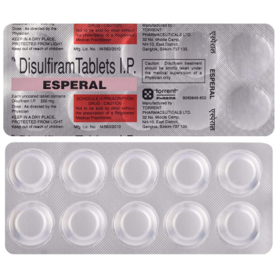 Esperal - Strip of 10 Tablets