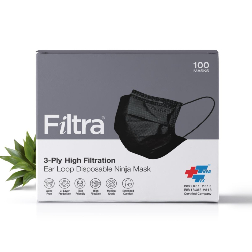 FILTRA® 3-Ply Surgical Mask - High Filtration & Fluid Repellent