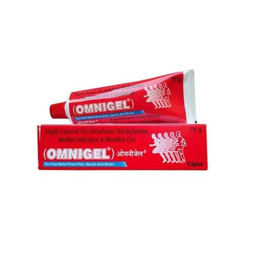 GenOne OmniGel Pain Relief Gel 75g Ointment (Pack of 2) 