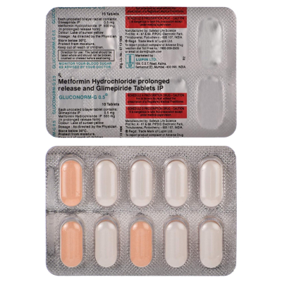 Gluconorm-G 0.5mg/500mg Tablet 