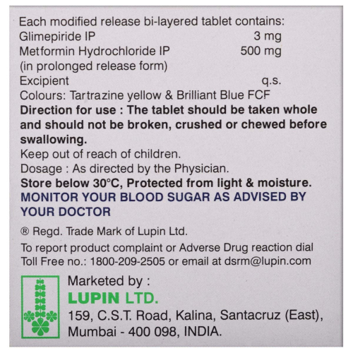 Gluconorm-G 3 Tablet