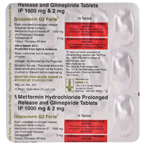 Gluconorm G2 Forte Tablet