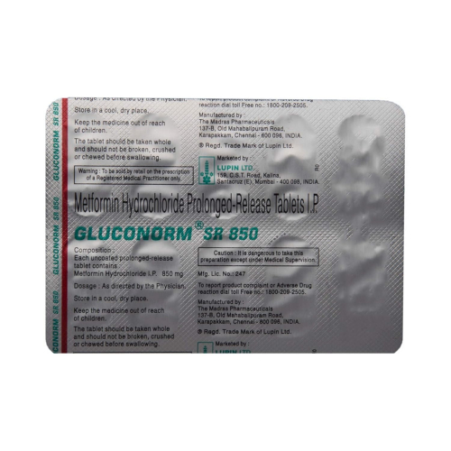 Gluconorm SR 850 Tablet