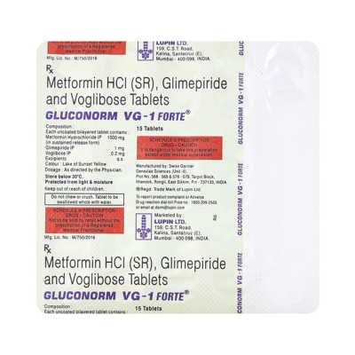 Gluconorm VG 1 Forte Tablet