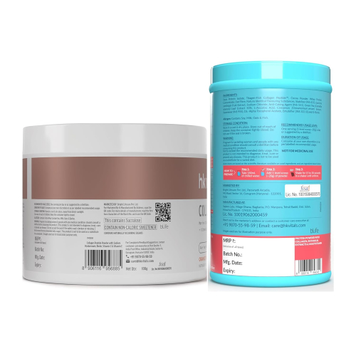 Healthkart HK Vitals Skin Radiance Skin Collagen | Powder with Vitamin C, E & Biotin | Orange 200 Gram