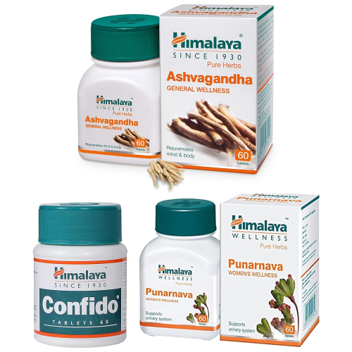 Himalaya Ashvagandha General Wellness Tablets | Stress Relief | Rejuvenates Mind & Body - 60 Tablets 