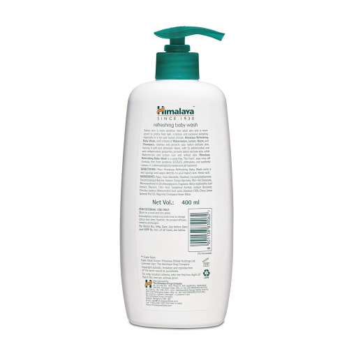 Himalaya Extra Moisturizing Baby Wash 400ml | No Tears Formula with Olive Oil, Aloe Vera & Milk