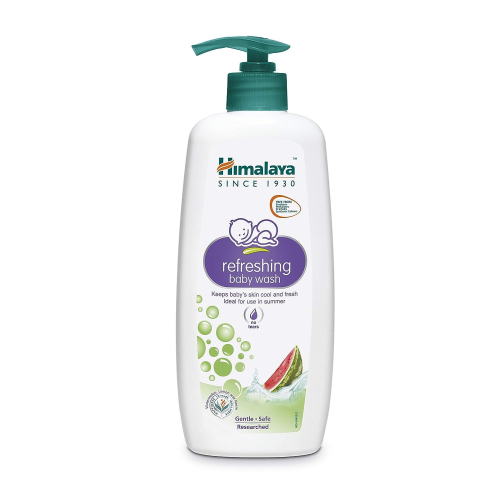 Himalaya Extra Moisturizing Baby Wash 400ml | No Tears Formula with Olive Oil, Aloe Vera & Milk