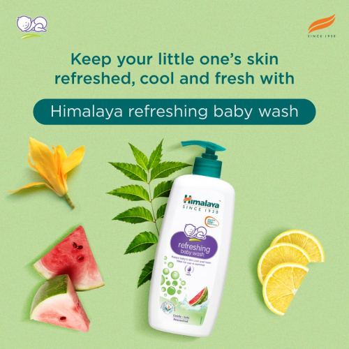 Himalaya Extra Moisturizing Baby Wash 400ml | No Tears Formula with Olive Oil, Aloe Vera & Milk