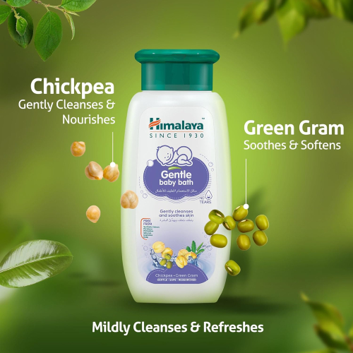 Himalaya Extra Moisturizing Baby Wash 400ml | No Tears Formula with Olive Oil, Aloe Vera & Milk