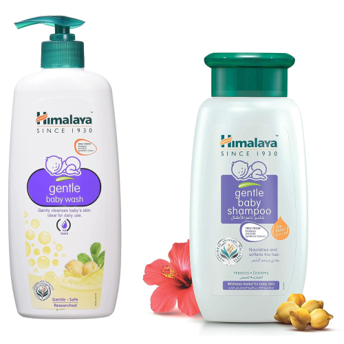 Himalaya Extra Moisturizing Baby Wash 400ml | No Tears Formula with Olive Oil, Aloe Vera & Milk