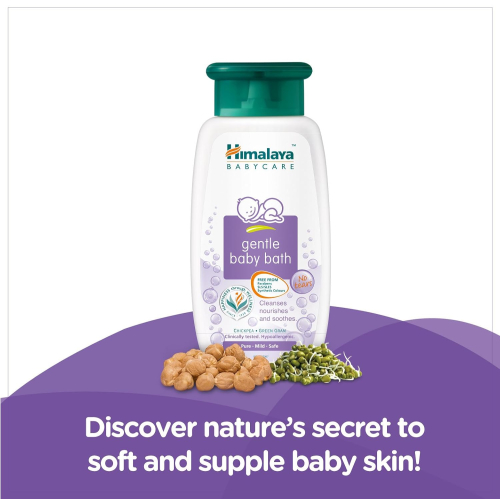 Himalaya Extra Moisturizing Baby Wash 400ml | No Tears Formula with Olive Oil, Aloe Vera & Milk