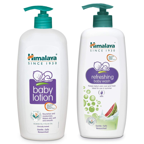 Himalaya Extra Moisturizing Baby Wash 400ml | No Tears Formula with Olive Oil, Aloe Vera & Milk