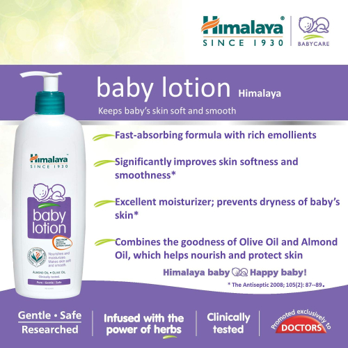 Himalaya Extra Moisturizing Baby Wash 400ml | No Tears Formula with Olive Oil, Aloe Vera & Milk