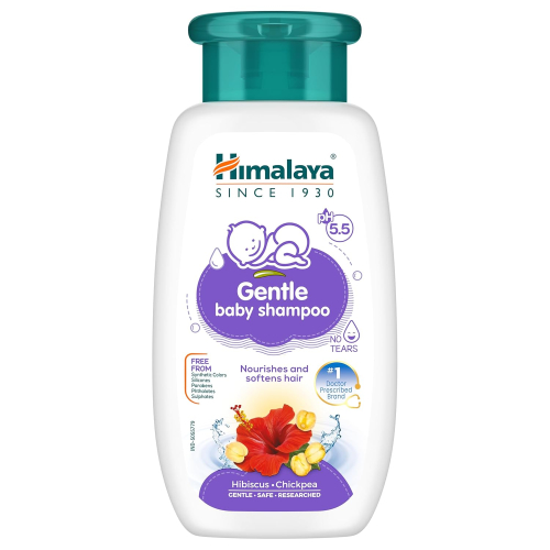 Himalaya Gentle Baby Shampoo 200ml | Tear-Free Formula | Natural Herbal Ingredients for Soft and Healthy Hair