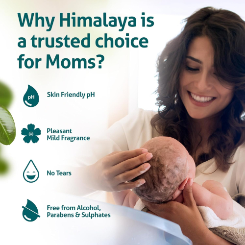 Himalaya Gentle Baby Shampoo 200ml | Tear-Free Formula | Natural Herbal Ingredients for Soft and Healthy Hair