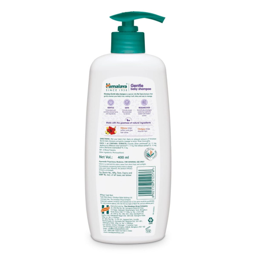 Himalaya Gentle Baby Shampoo 200ml | Tear-Free Formula | Natural Herbal Ingredients for Soft and Healthy Hair