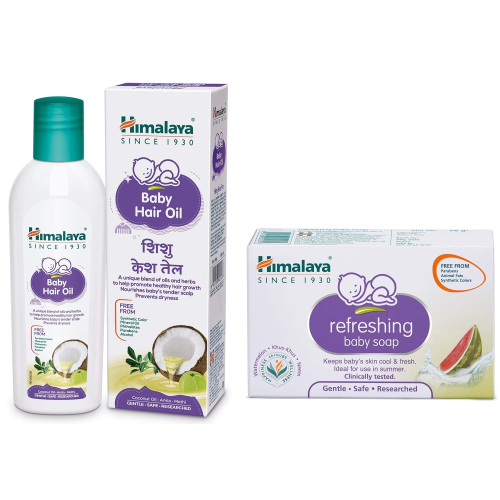 Himalaya Gentle Baby Soap Value Pack, 4 * 75g | With Olive Oil & Almond Oil | Safe for Newborns | Dermatologically Tested