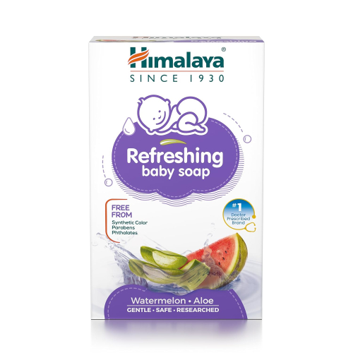 Himalaya Gentle Baby Soap Value Pack, 4 * 75g | With Olive Oil & Almond Oil | Safe for Newborns | Dermatologically Tested