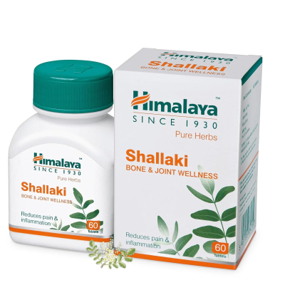 Himalaya Shallaki | Pain and Inflammation Relief | Bone and Joint Wellness | 60 Tablets