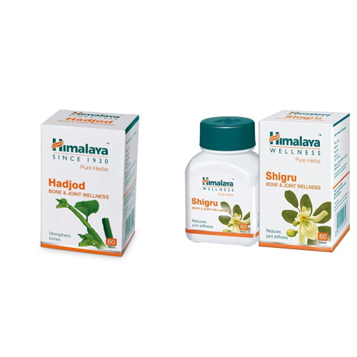 Himalaya Wellness Pure Herbs Hadjod Bone & Joint Wellness | 60 Tablets