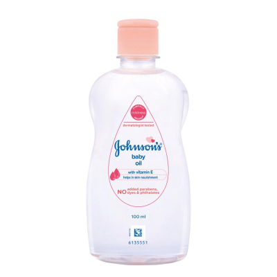 Johnson's Baby Oil with Vitamin E, 100ml