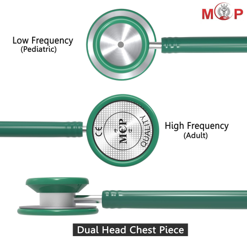 MCP NEXUS ST-NE01 Stethoscope – Dual Head, Stainless Steel Chest Piece, Single Tube