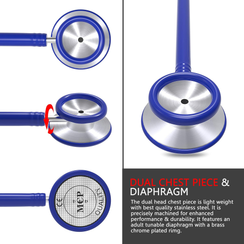 MCP NEXUS ST-NE01 Stethoscope – Dual Head, Stainless Steel Chest Piece, Single Tube