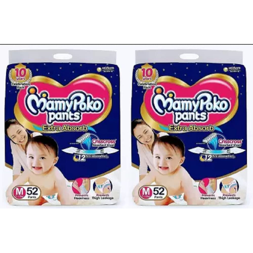 MamyPoko Pants Extra Absorb Baby Diapers, Medium (M), 148 Count, 7-12 kg - Best Diapers for Babies