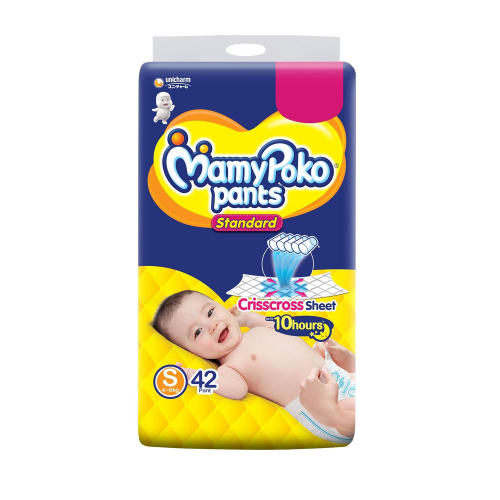 MamyPoko Pants Extra Absorb Baby Diapers, Medium (M), 148 Count, 7-12 kg - Best Diapers for Babies