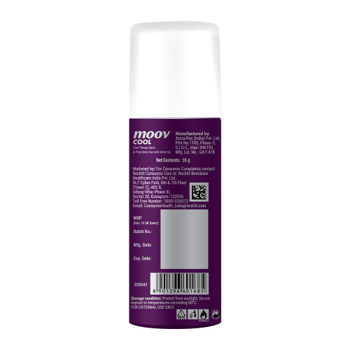 Moov Cool Pain Relief Spray 35g 