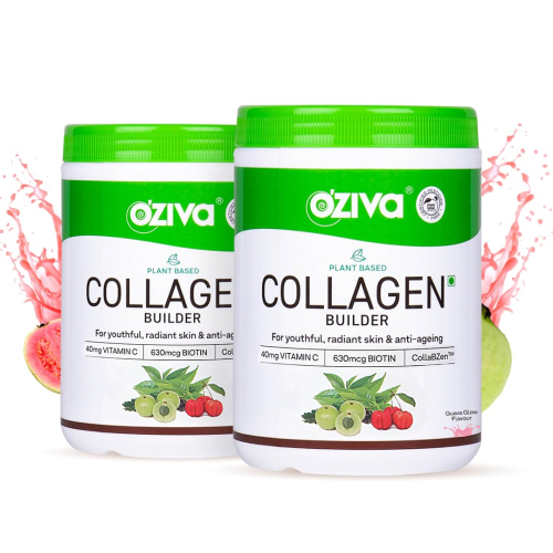 Oziva Plant-Based Collagen Builder | Nutrition Care Powder Watermelon