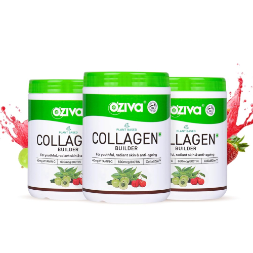 Oziva Plant-Based Collagen Builder | Nutrition Care Powder Watermelon