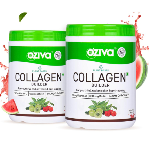 Oziva Plant-Based Collagen Builder | Nutrition Care Powder Watermelon