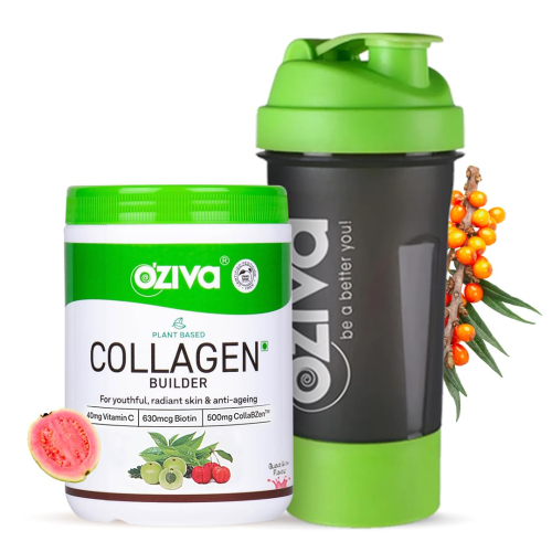 Oziva Plant-Based Collagen Builder | Nutrition Care Powder Watermelon