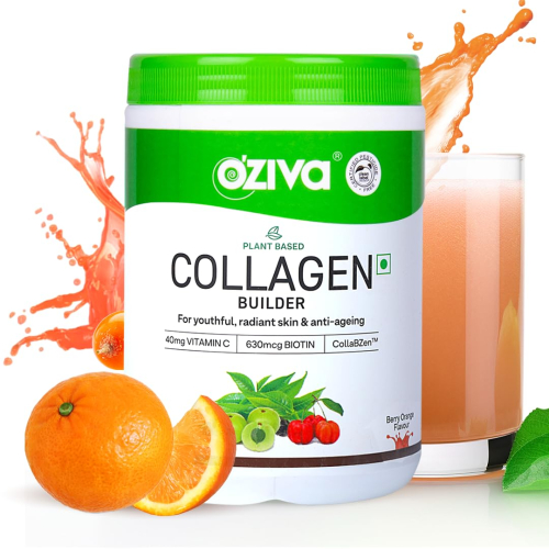 Oziva Plant-Based Collagen Builder | Nutrition Care Powder Watermelon