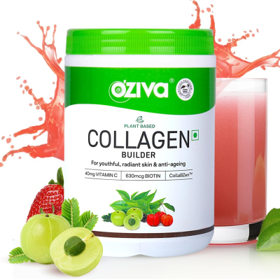 Oziva Plant-Based Collagen Builder | Nutrition Care Powder Watermelon