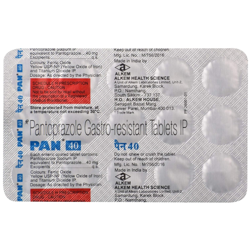 Pan 40 Tablet (15 Tablets) 