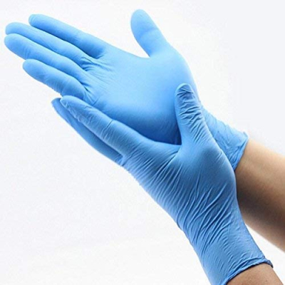 Powder Free Nitrile Hand Gloves Food Grade, Non Tearable, CE & FDA Approved (Box of 50)