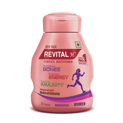 Revital Woman - Bottle of 30 Tablets for Energy, Immunity & Wellness