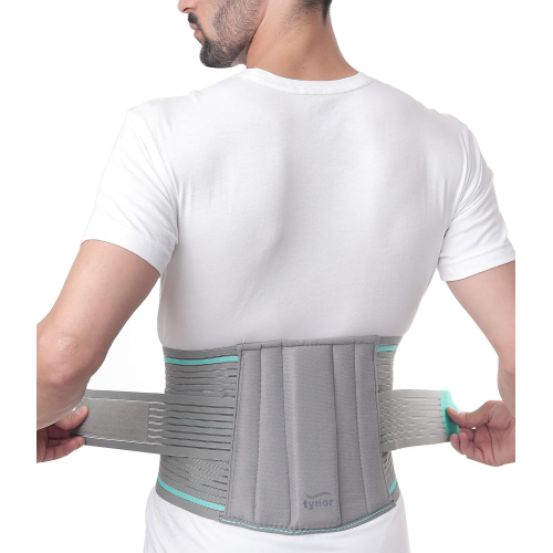 TYNOR Lumbo Sacral Belt, Grey, Large, 1 Unit